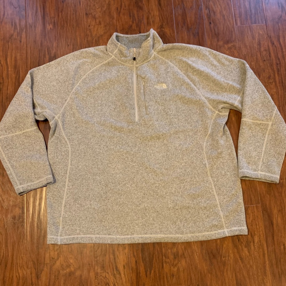 North face 1/4 zip pullover sweater sz XXXL